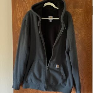 Carhartt Dark Gray Hoodie with Zip